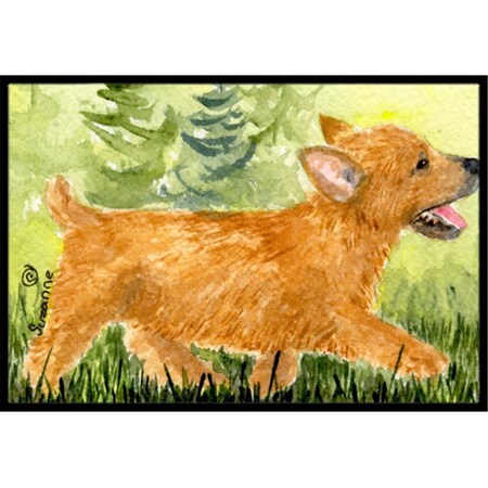 Carolines Treasures 18 x 27 in. Norwich Terrier Indoor Outdoor Doormat SS8884MAT